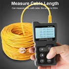 Тестер сетевого кабеля с ЖК-дисплеем NF-8209, устройство для проверки PoE, встроенный тестер напряжения и тока с кабелем