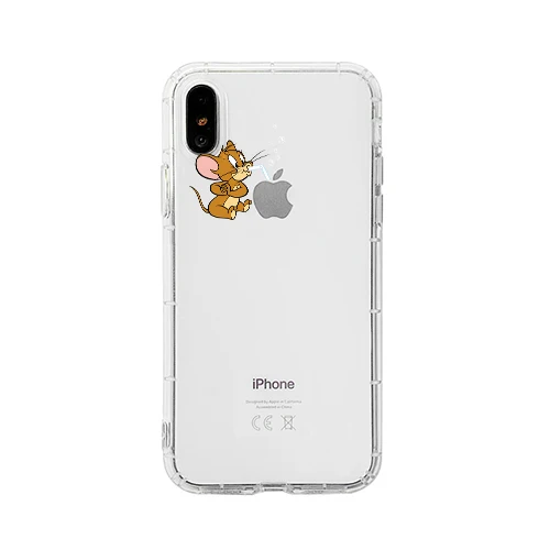 3 Чехол с милым мультяшным Томом Джерри Маусом для iphone 6, 6 S, 7, 8 Plus, воздушная подушка, мягкий прозрачный чехол для iphone X, XS, Max, XR, задняя крышка - Цвет: 3