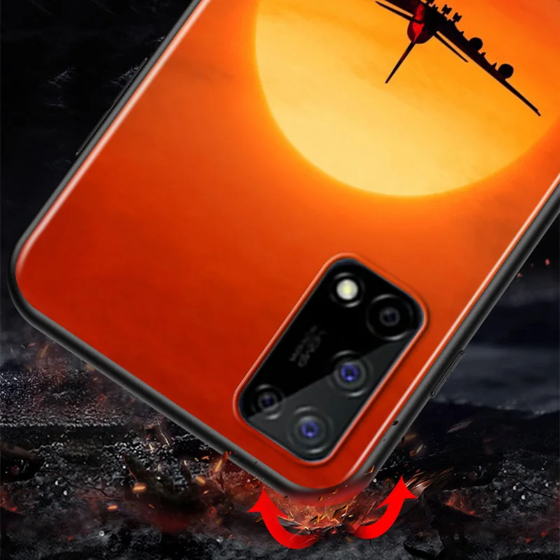 

Aircraft Air Travel Sky For Honor X10 5G 10X 10i 10 9C 9S 9A 9i 9N 9X Pro 9 Lite Phone Case
