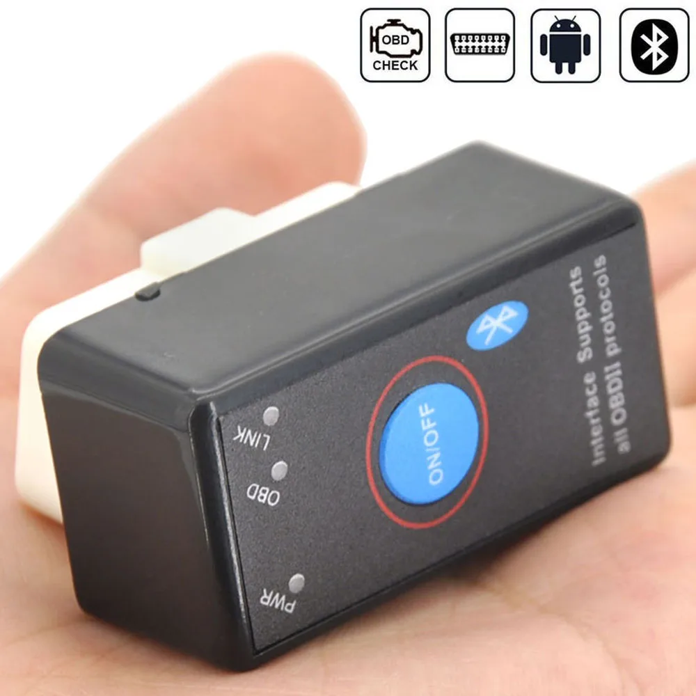 ELM327 V1.5 PIC18F25K80 чип OBD2 считыватель кодов Bluetooth выключатель питания вкл/выкл 12 В OBDII