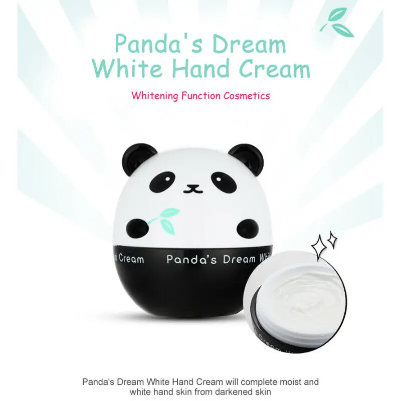Белый крем для рук Panda's Dream 30 г питательный увлажняющий отбеливающий лосьон уход