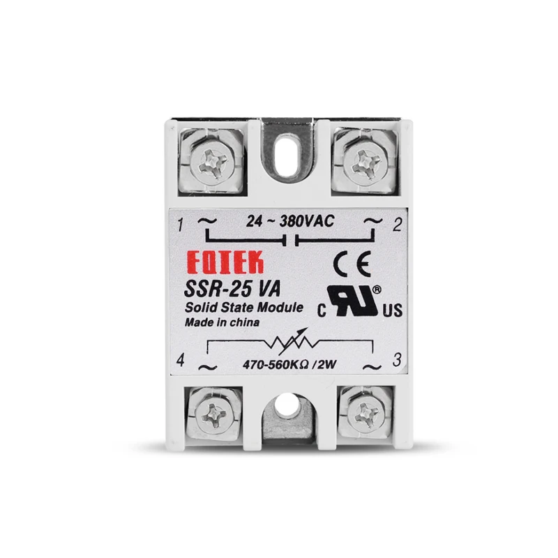 Модуль переключения 25 ва SSR регулятор напряжения Однофазное твердотельное реле