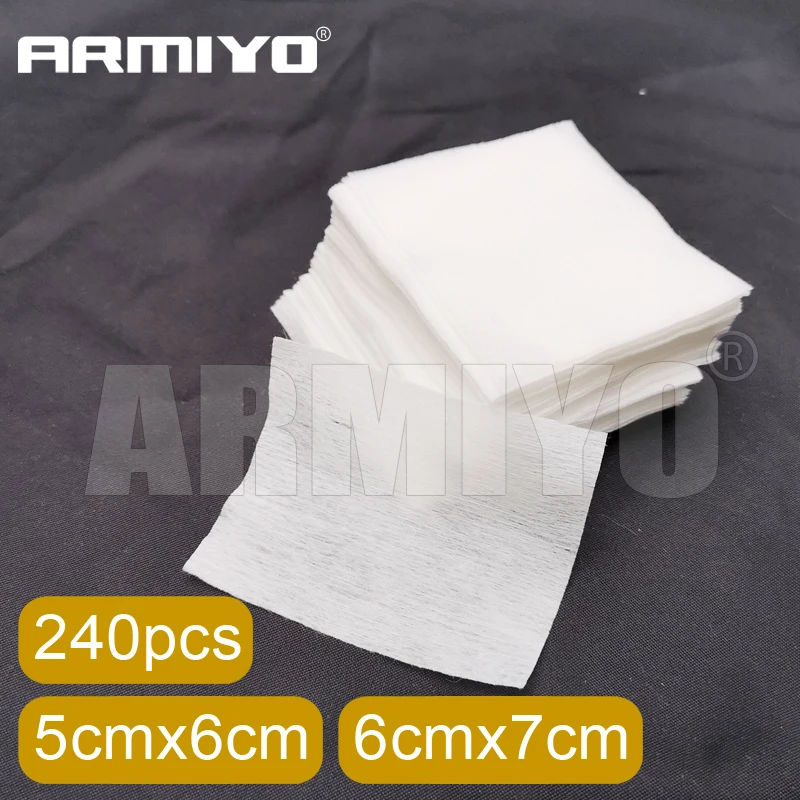 

Armiyo 5x6 см 6x7 см мягкий патч для чистки пистолета масляная промокающая бумага хорошо Очищающая ткань впитывающие хлопковые Охотничьи аксессу...
