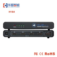ams h1s4 4k 1 to 4 hd splitter with 4 way hdmi compatible switcher 1080p video hdmi compatible switch switcher hub 1 in 4 out