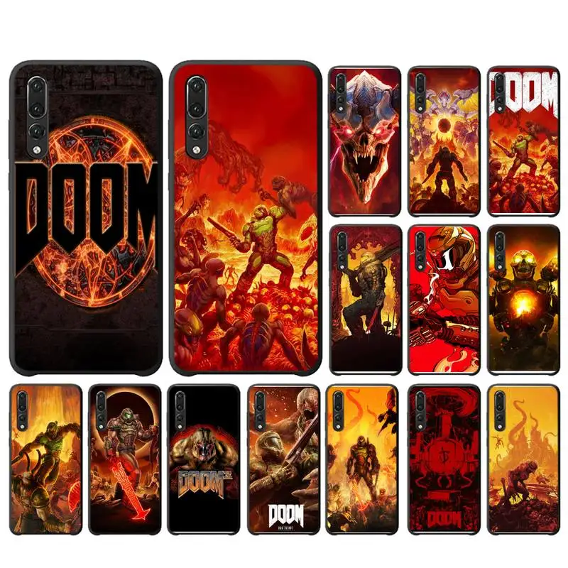

skull game Doom Phone Case For Huawei P20 P30 P9 P10 plus P8 lite P9 lite Psmart 2019 P20 pro P10 lite