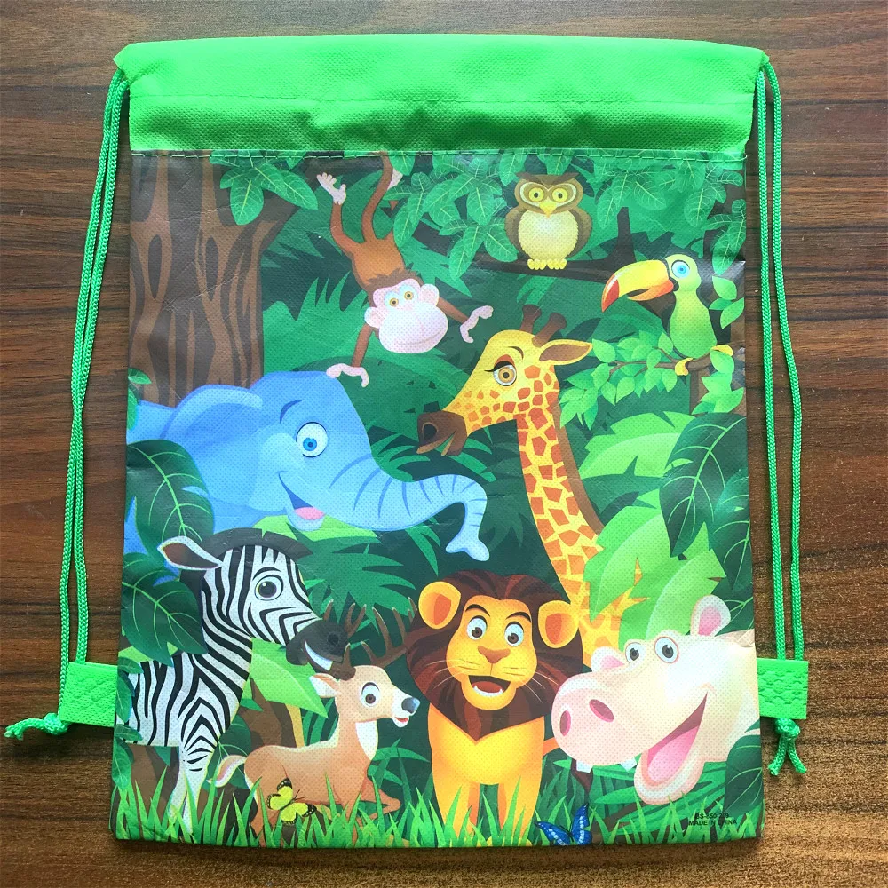 1 шт. Единорог Футбол Русалка нетканый Подарочный мешок на шнурке рюкзак для