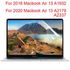 Прозрачная пластиковая ПЭТ Защитная пленка для экрана 2020 Macbook Air 13 A2179 A1932 A2337
