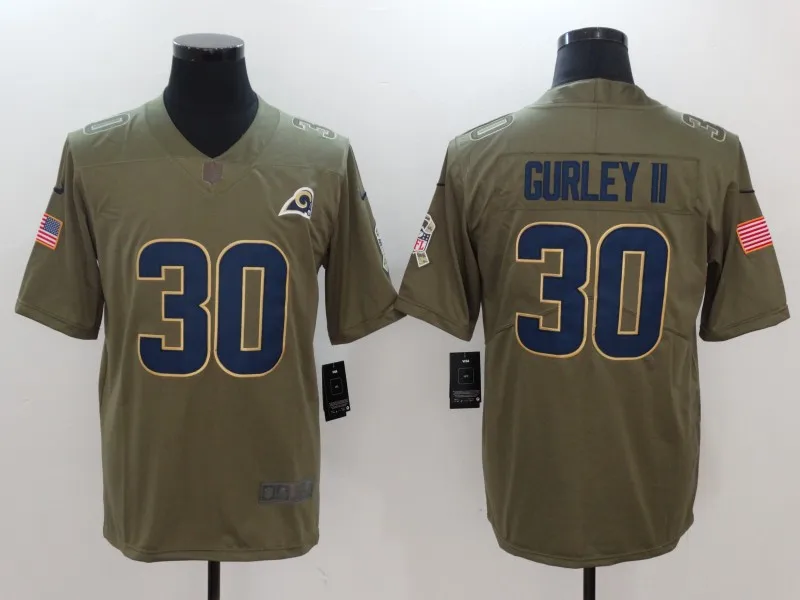 

Custom Los Angeles Rams- Rugby Player Jersey Customized American Football Embroidered Sports Shirt for Men and Women