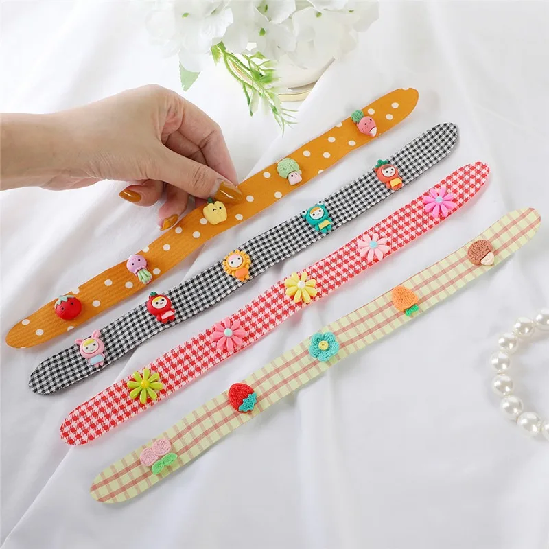 

Fashion Girls Cute Flower Double Bangs Hairstyle Braided Hairbands Kids Sweet Hair Ornament Headband Fashion Hair Accessories