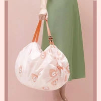 reusable grocery bag shopping bag foldable handbag oxford cloth shopping bag high quality and environmentally friendly