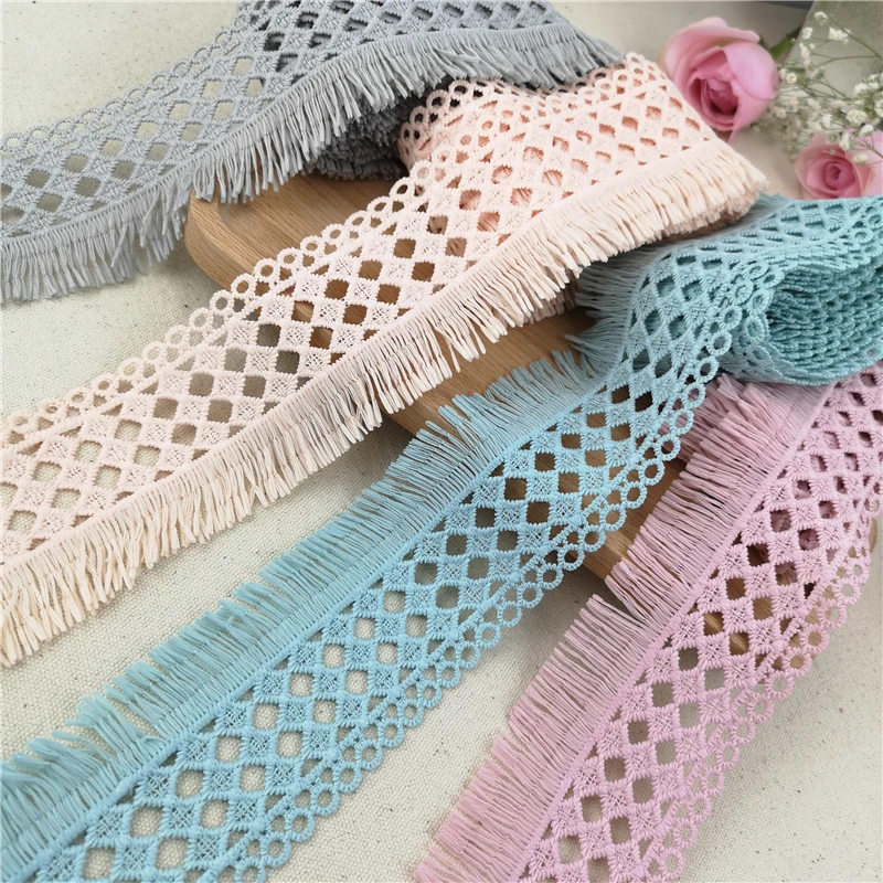 3 метра цена Новинка 6 см широкий синий полиэстер водорастворимый молочный шелк