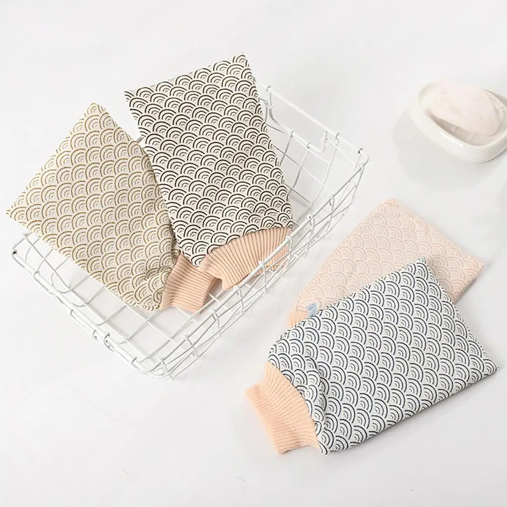 

Skin-friendly Bath Towel Hemming Wrist Fiber Fine Texture Elegant Hand Towel for Home