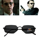 Солнцезащитные очки Мужские поляризационные, модные крутые ультралегкие солнечные очки без оправы в стиле The Matrix Neo, брендовые дизайнерские очки для вождения, 2020