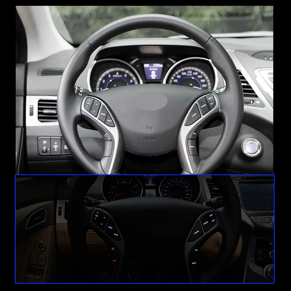 Кнопки на руль для Hyundai Elantra 2012 2013 2014 2015 г. i30 круиз-контроль аудио телефон