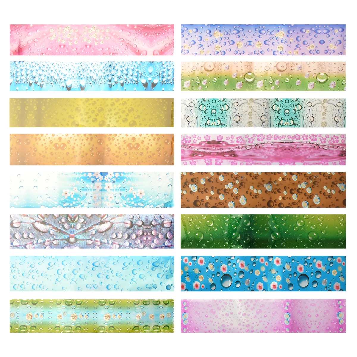 Набор переводных стикеров 16 шт различные украшения для ногтей Фольга стикер