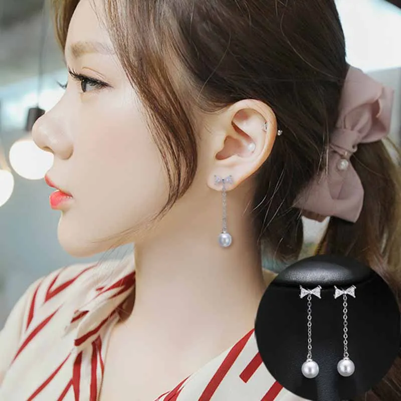 Высокое качество модные универсальные пресноводные жемчужины Серебро S925 пробы