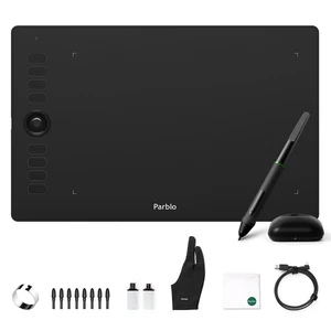 Цифровой графический планшет Parblo A610Pro, 10  6,25 дюйма, поддерживает Android 8192, чувствительность к давлению
