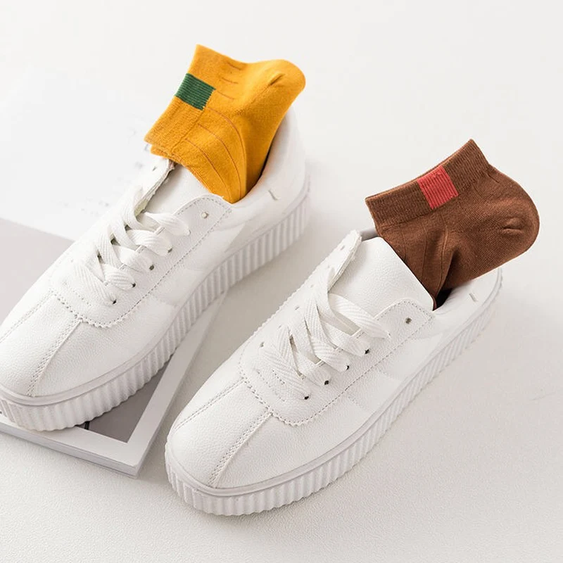 1 пара новые хлопковые носки унисекс удобные короткие в полоску женские тапочки