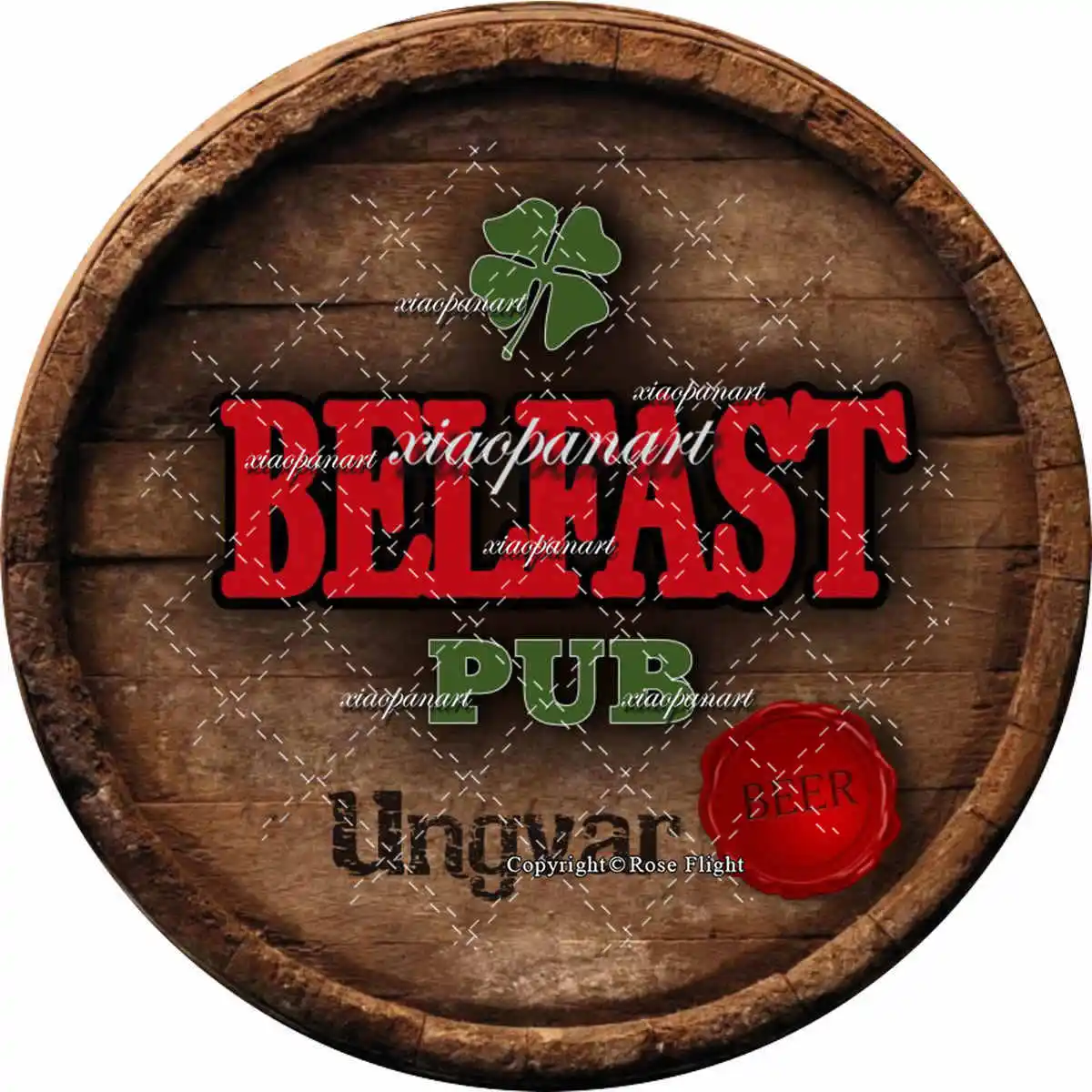 B elfA st PuB 1 оловянный навесной тип специальный металлический налет настенный