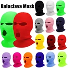 Продажа армейской тактической маски, маска на все лицо с 3 отверстиями, лыжная маска, зимняя шапка, Балаклава, мотоциклетный шлем для спорта на открытом воздухе