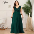 Женское платье, расшитое блестками, с v-образным вырезом, без рукавов, Элегантное Длинное Вечернее Платье, Vestidos De Fiesta, большие размеры