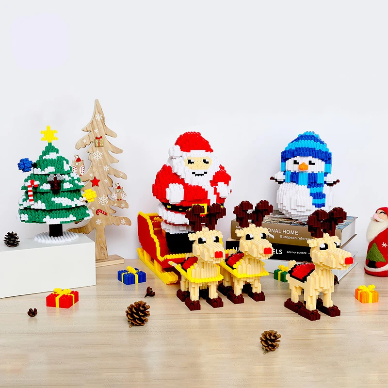 Рождественский подарок Xizai Санта Клаус снеговик дерево лось олень животные