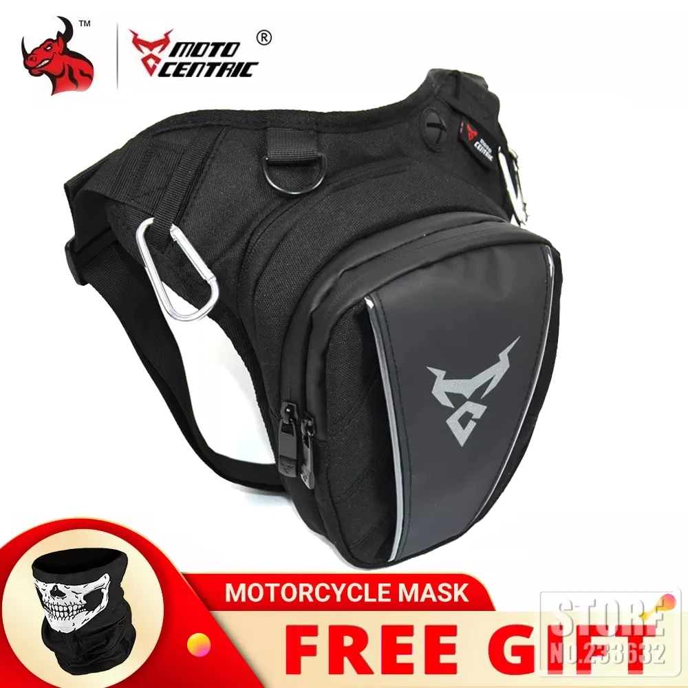 

MOTOCENTRIC Motorcycle Drop Leg Bag Hip Bum Fanny Pack Waterproof Motorcycle Bag Outdoor Casual Waist Bag Motorcycle Bike Bag