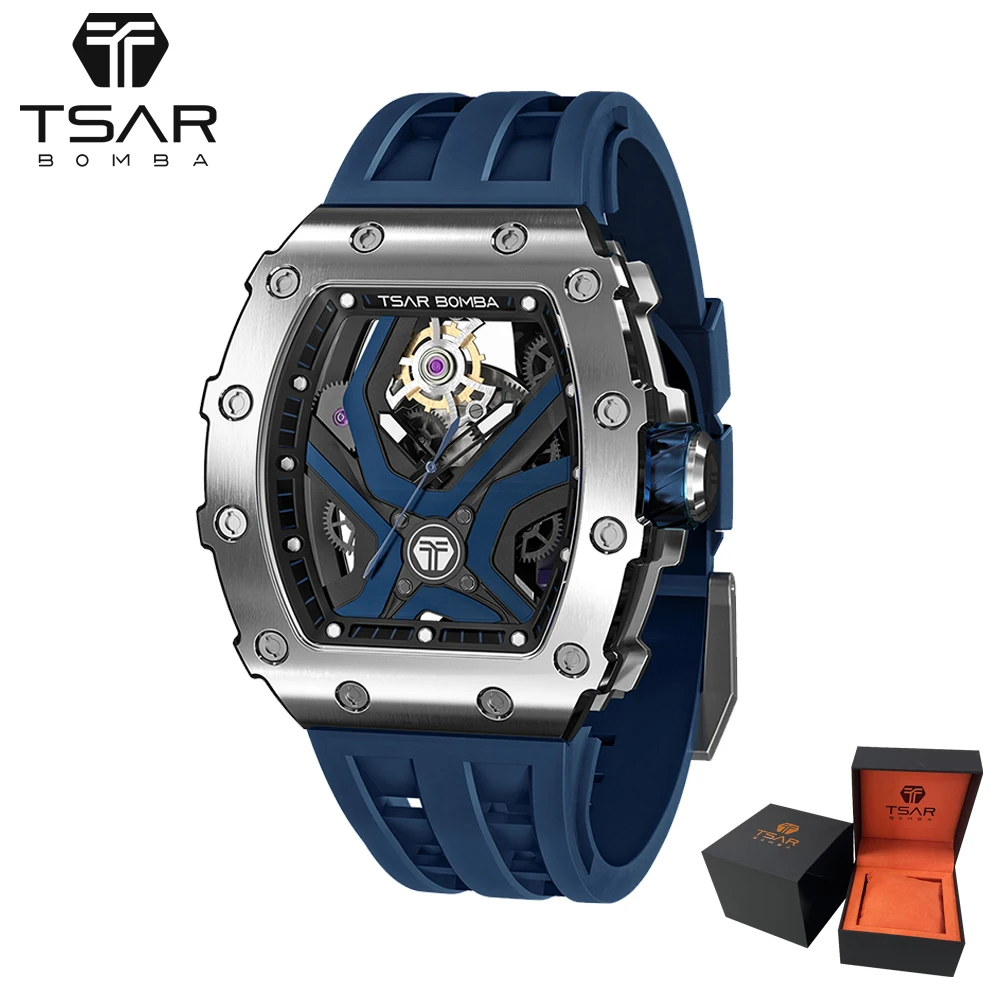 

Часы наручные мужские механические, водонепроницаемые до 100 м, в японском стиле