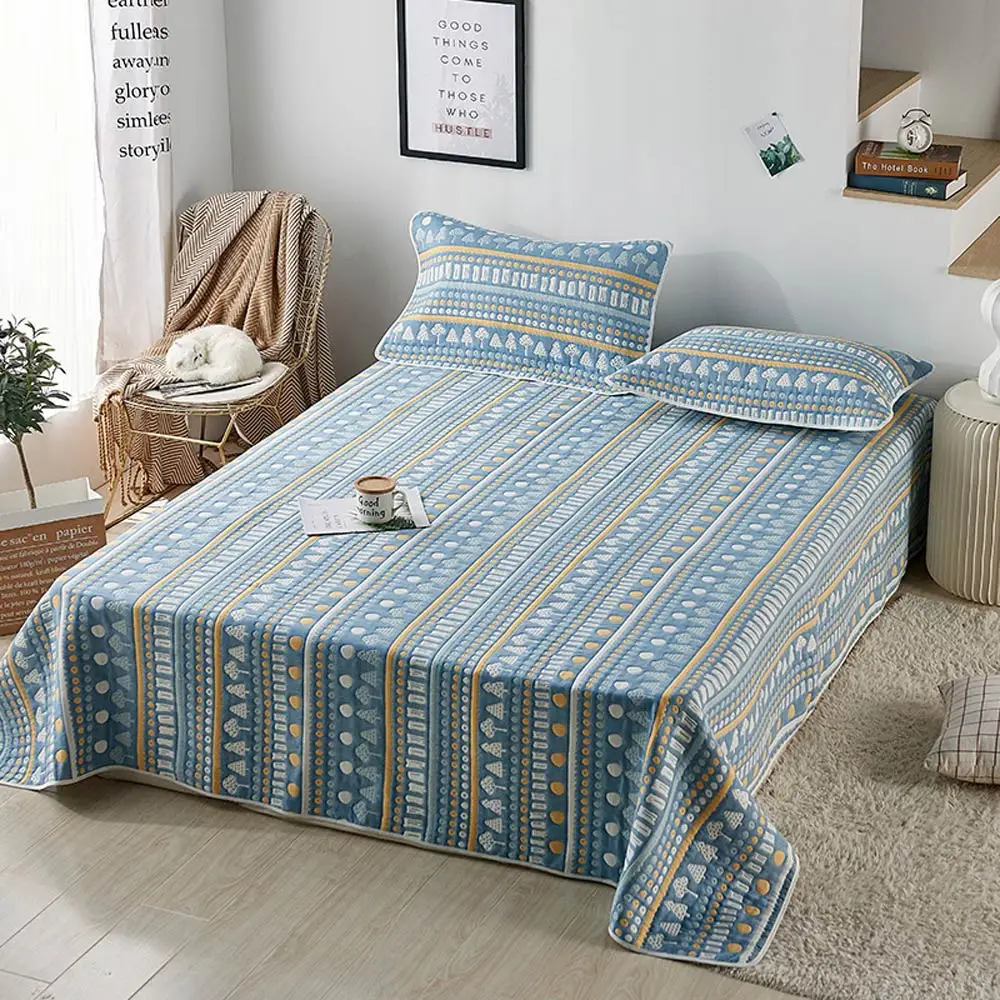Comprare Svetanya 100% Garza Di Cotone Asciugamano Sottile Coperte Getta Lenzuolo-no Federa