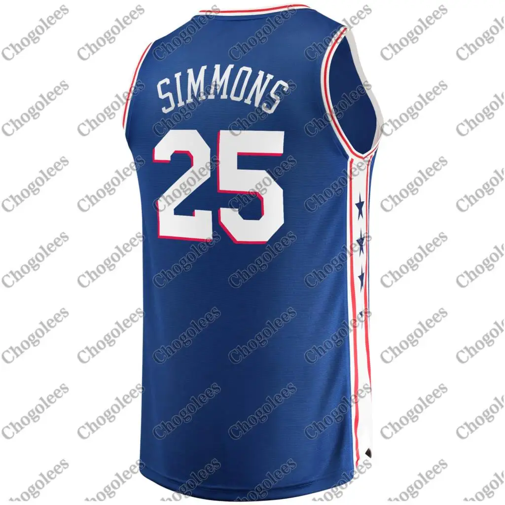 

Men Basketball Jersey Philadelphia Branded 201920 Fast Break Jersey Icon Edition Royal