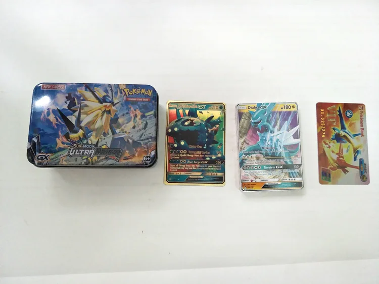 42 шт./компл. железный ящик Pokemon TAKARA TOMY боевые игрушки хобби Коллекционные вещи игра Коллекция аниме-открытки для детей