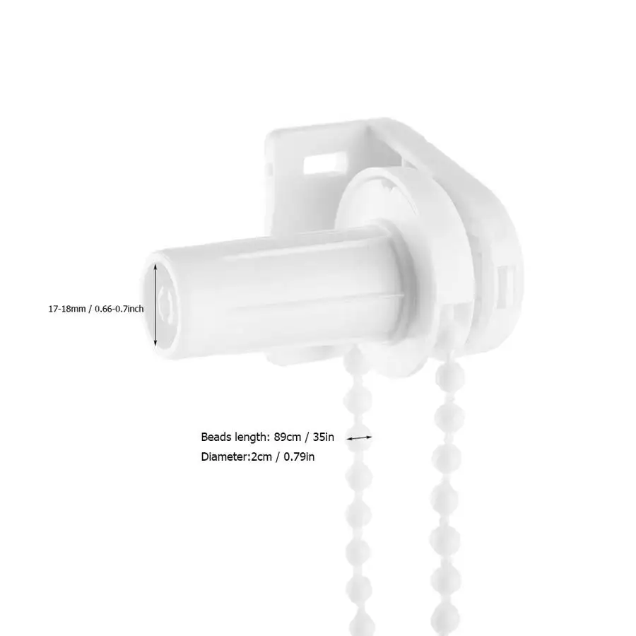 Кожух рулонных штор 17 мм боковой шкив цепь шкива Ремонтный комплект оконные