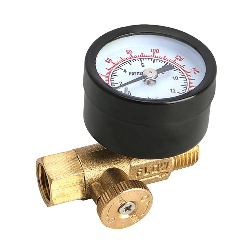 

Air Pump Pressure Regulator Gauge Compression Spray Paint Air Compressor Filter
