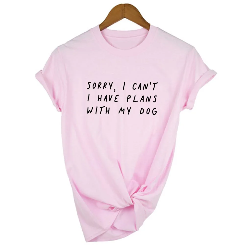 Извините я не могу заказать с надписью Моя собака женские летние модные футболки