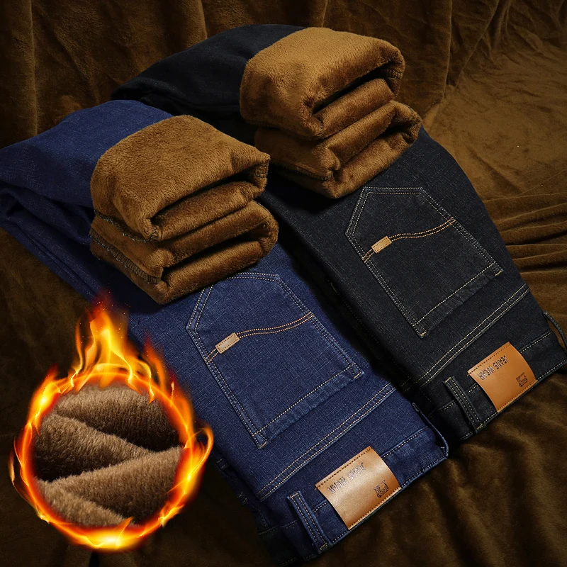 2019 мужские классические стильные деловые повседневные зимние плотные