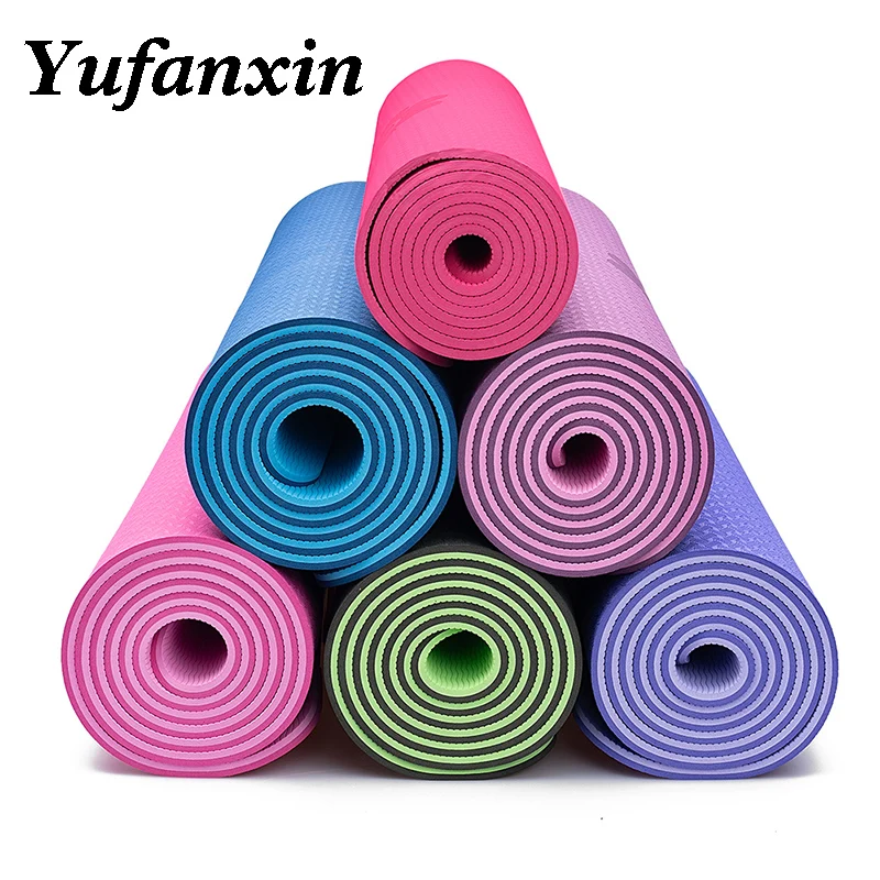 Коврик для йоги гимнастические спортивные коврики утолщенный упражнений