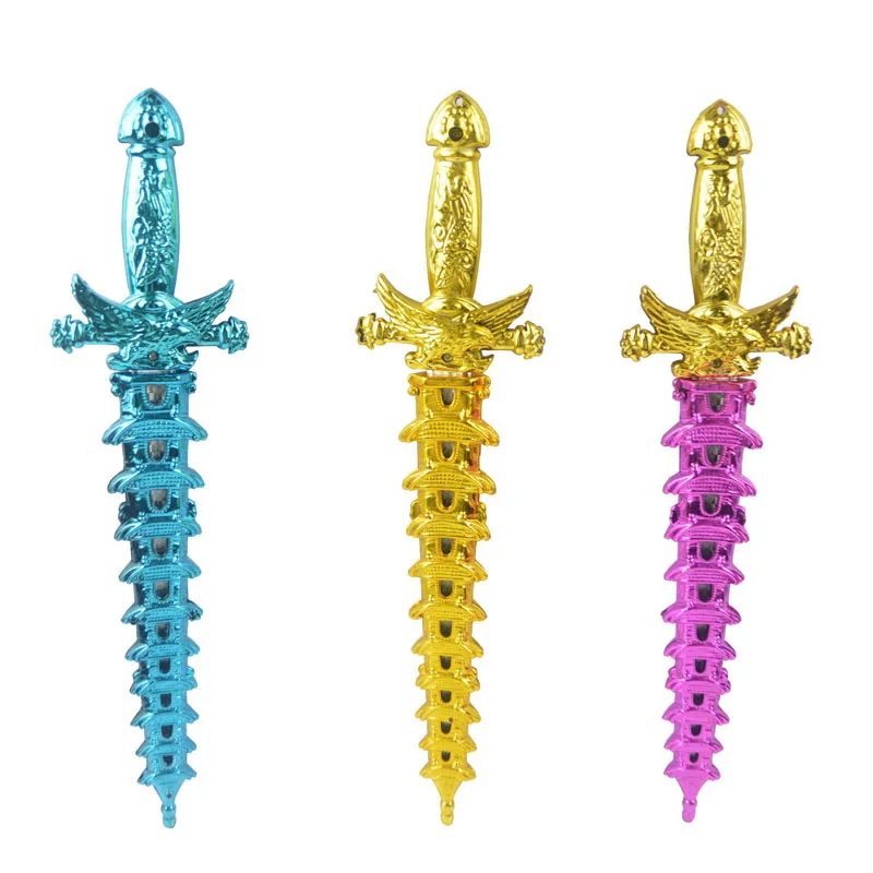 

10pcs sword cosplay children toy pagoda sword plastic sword boy warrior weapon small warrior simulation props