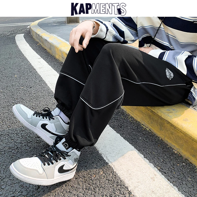 Мужские дизайнерские уличные спортивные брюки kapment в стиле Харадзюку 2021 мужские
