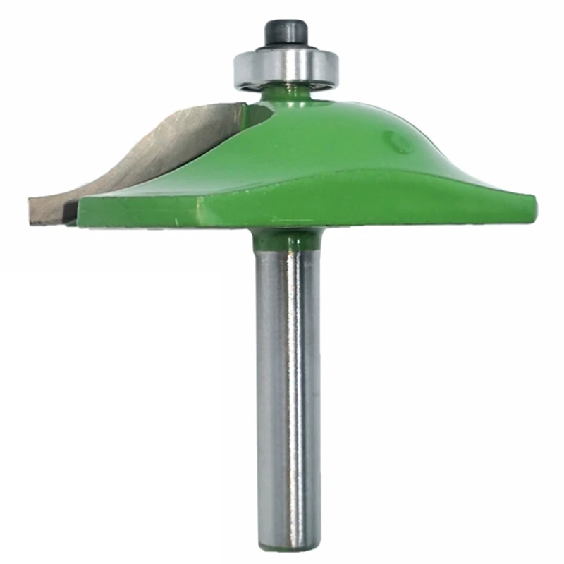 

8Mm Shank 2-1/2 inch Raised Panel Router Bit Door Window Cove Line Milling Cutter Woodworking Cutting for Wood Tools