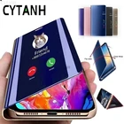 Роскошный умный зеркальный флип-чехол для Xiaomi CC9E A3 9 Pro CC9 Pro Note 10 Pro 10 Pro 10 Lite Mix2 8 Pro Max3 11 Redmi GO