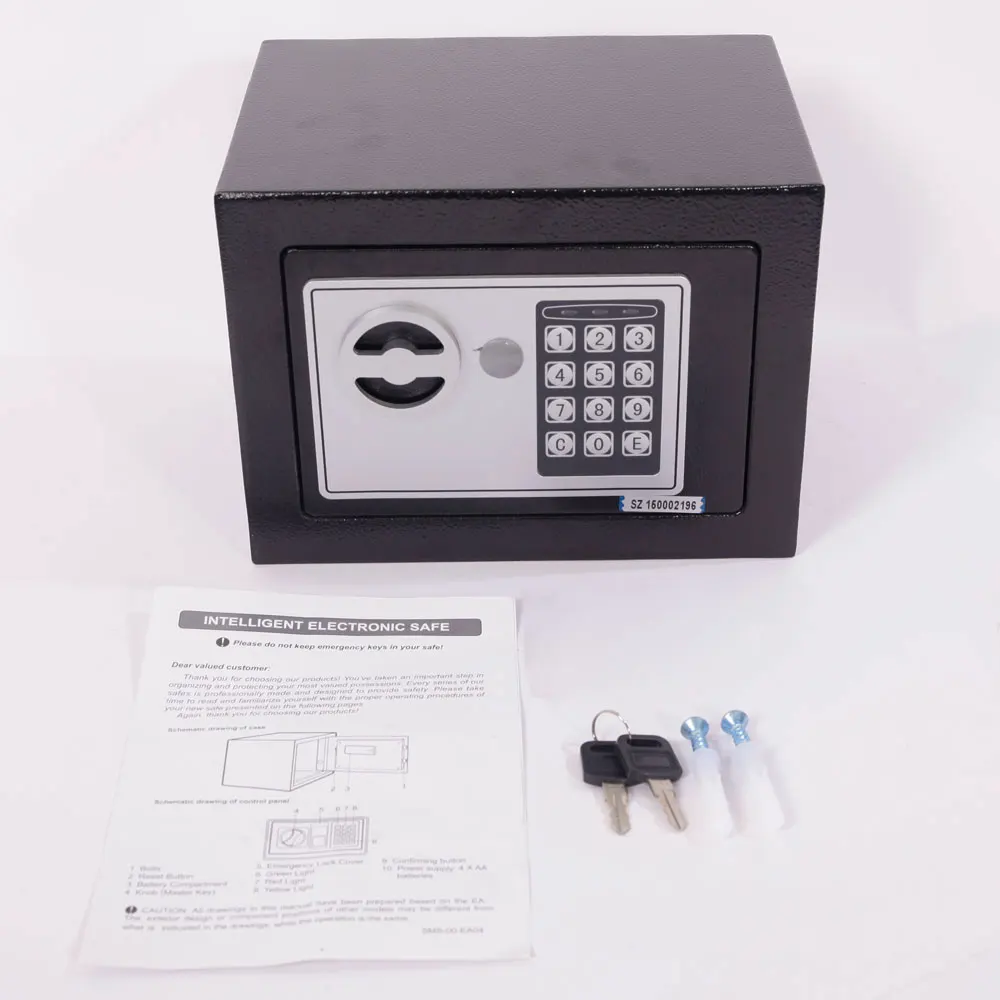

STARK E17EF Home Office Security Keypad Lock Electronic Digital Steel Safe Black