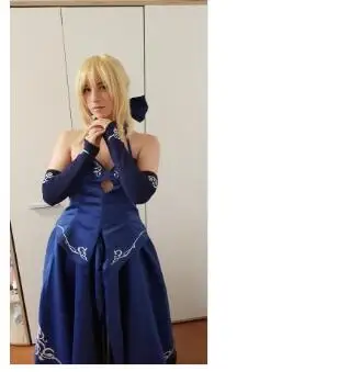 Костюм женский для косплея альтер саблей черное платье UBW Arturia судьба нулевая