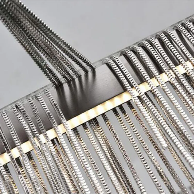 

Modern Nordic tassel restaurant luxury chandelier designer decorative luxury hotel engineering chain living room art lighting