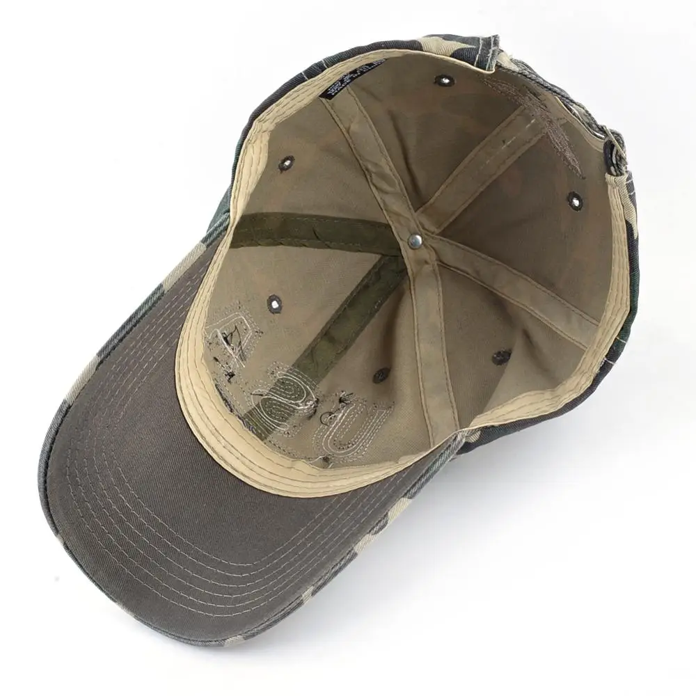 Бейсболка с камуфляжным рисунком вышивкой буквы USA папа шляпа мужская уличная