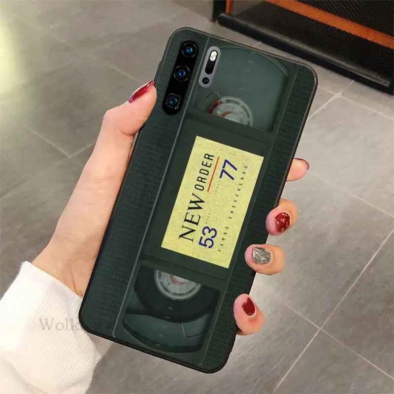 

Hot Classical Old Cassette tape Phone Case For Huawei P10 20 30 40 lit 2017 pro SMART 2019 nax fundas cover