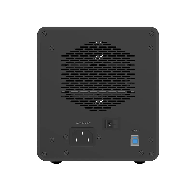 ORICO алюминиевый 4 отсек 3,5 дюймов USB3.0 для SATA HDD корпус Поддержка 64 ТБ HDD док-станция с 150 Вт внутренним адаптером питания