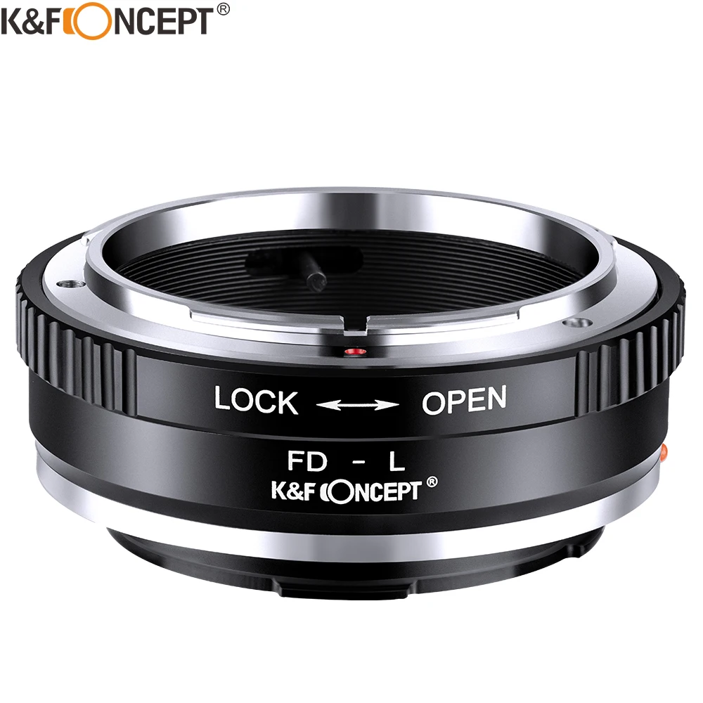 Купи K & F CONCEPT Φ FD Lens to L Mount Adapter Ring Для Canon FD FL lens to Sigma Leica Panasonic L mount Camera за 1,732 рублей в магазине AliExpress