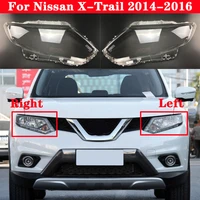 auto light caps for nissan x trail 2014 2016 car headlight cover transparent lampshade lamp case glass lens shell