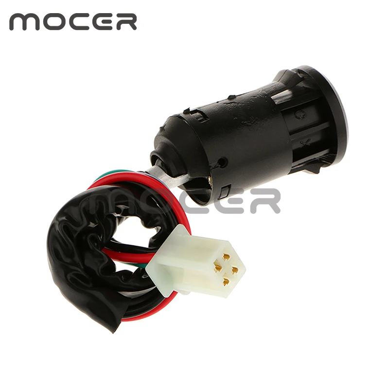 4 провода Универсальный МОТОЦИКЛ Переключатель зажигания ключ для Quad Honda Yamaha Suzuki