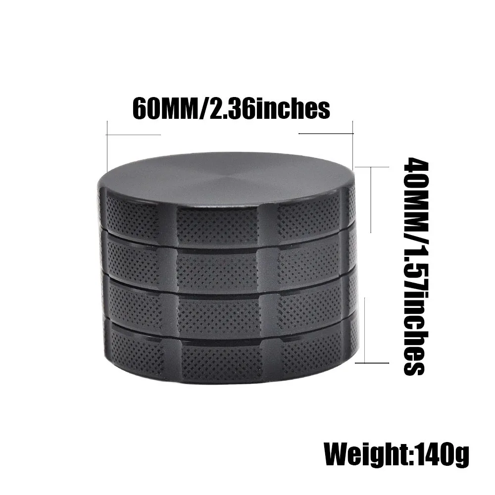 Металлическая травяная шлифовальная машина 60 мм 4 шт. копченая летательный